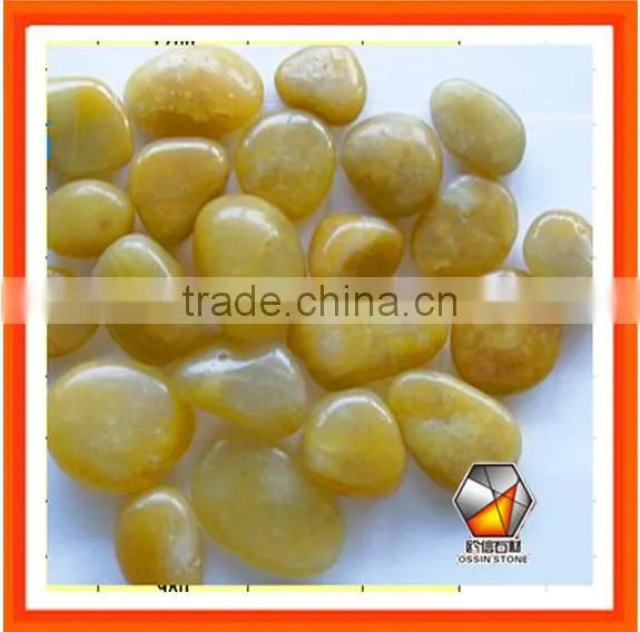 River Stone Yellow Cobble Pebble
