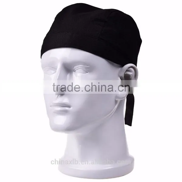Black Waiter Baker Cooking Chef Hat Head Wrap photo-2