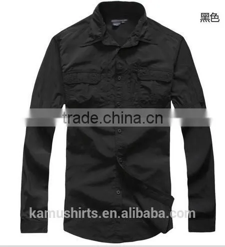 Coolmax Mens Long Sleeve Quick Dry Outdoor Fishing Shirts UV-protection Shirts photo-2