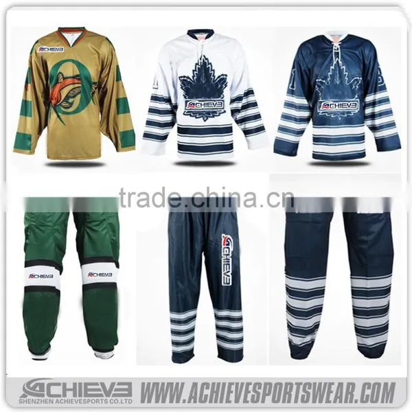 Team Game Hockey Jerseys Sublimated Training Hockey Wear Custom Bespoke Hockey Uniforms photo-4
