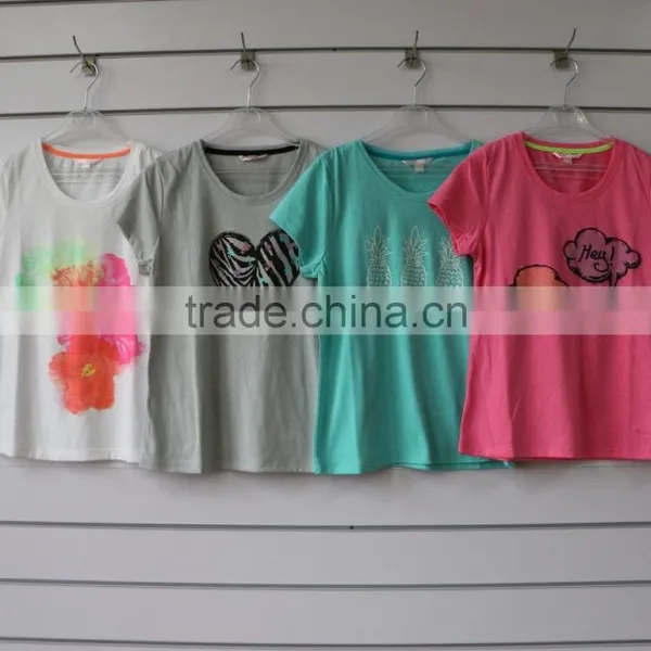 Lady Print Short Sleeve T-shirt