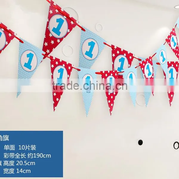 Hot Sell Party Decoration Bunting Flag/ Birthday Pennant photo-4