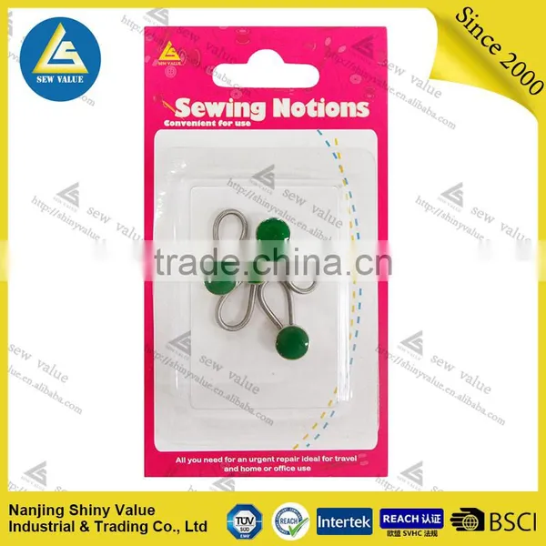 Mixed Sizes Packed Metal Collar Button Extenders in Different Colors Crystal Mounted With Elastic in the Spring photo-4