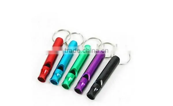 Aluminum Alloy Whistle Keyring Keychain Mini For Outdoor Emergency photo-2