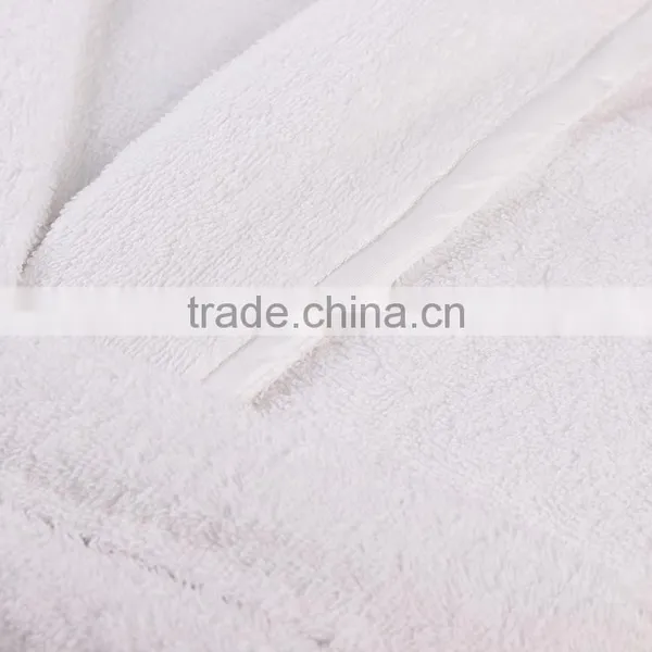 Great Material Soft Cheap Ladies White Dress Hotel Bathrobe photo-4