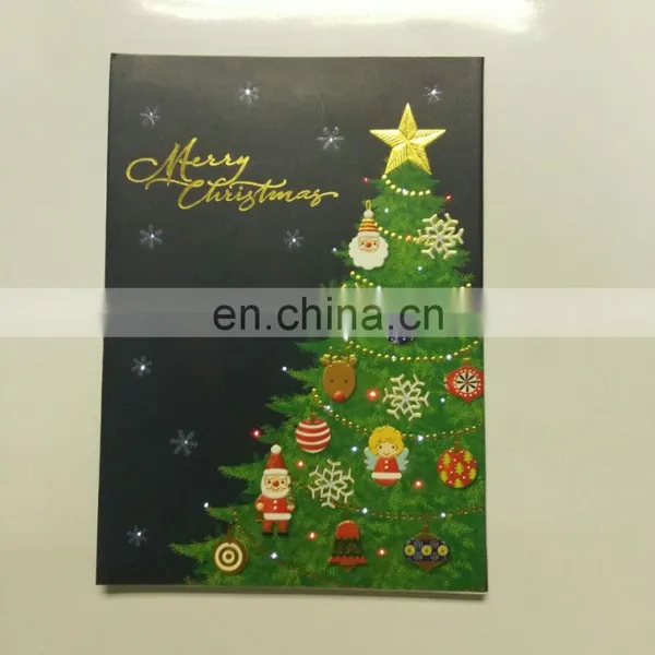 Custom Design Light up Handmade Paper 3d Greeting Cards photo-2