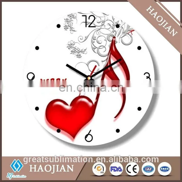 Hot New Products for 2015 Sublimation Blank Glass Wall Clock photo-6