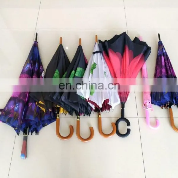 Double Layer Upside-Down Umbrella Inverted For Car photo-4