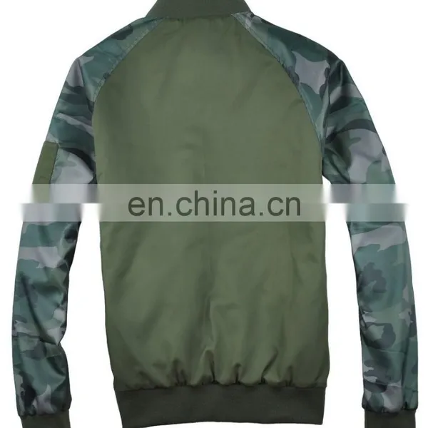 2015 Lastest Fashion Spring Army Printed Handsome Men Pilot Jacket photo-3