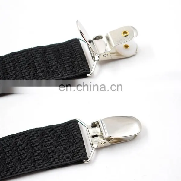 2017 Yiwu Longkang Wholesale Fashion Metal Button Stretching Shirt Stays Adjustable Size Suspender Most Protective Garter Belts photo-6