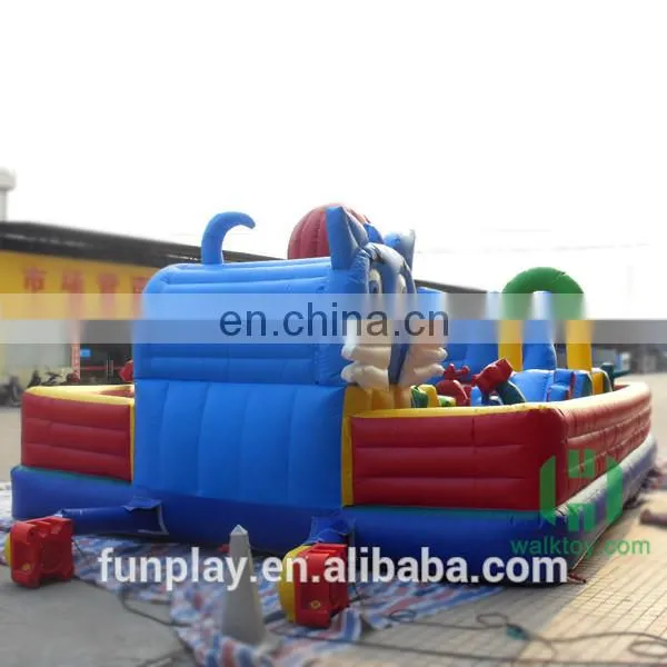 Attractive! 0.55 mm Pvc Amusement Park Inflatable Playground for Adult or Kid Hot Sale photo-3