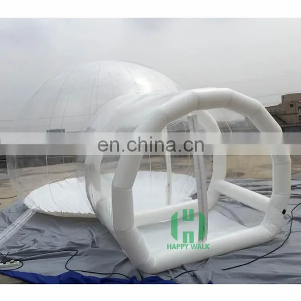 Top Quality PVC Material Inflatable Transparent Lodge Tent for Event Bubble Tent for Event,romantic Clear Multi-room Tent photo-5