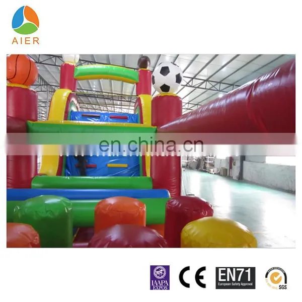 Football Designed Linflatable Obstacles, 2015 New Product for Sale photo-3