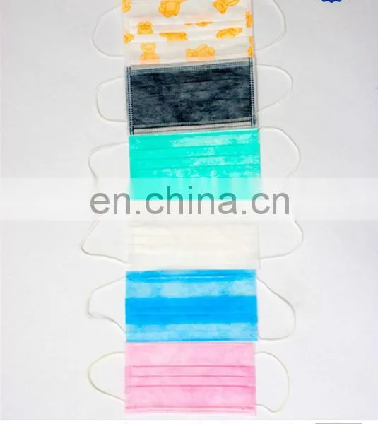 Nonwoven Disposable PP 3ply Printed Face Mask photo-6
