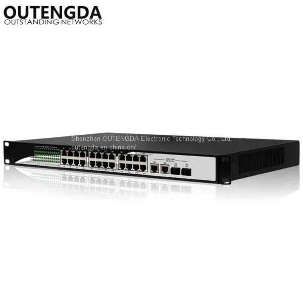 24 10/100Mbps POE Switch Standard 802.3af/at 48V Switch With 2 1000Mbps UPlink and 2 Gigabit SFP for IP Camera, Wireless photo-3