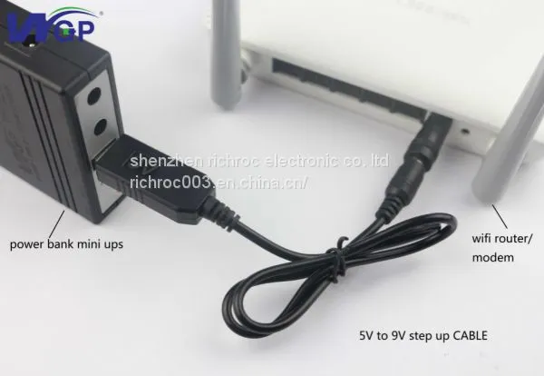 USB dc Boosting Cable 5v to 9v 12v Step up Cable Usb to dc Boost Converter Power Cable photo-3
