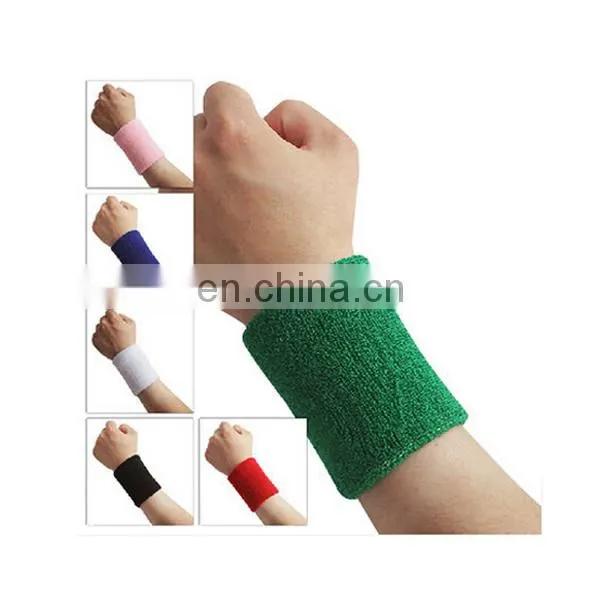 2017 Fashion OEM Cotton Terry Sports Wristband With Logo photo-2