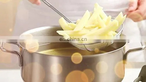 Stainless Steel Kitchen Skimmer E0401-E0406 Wire Mesh Strainer photo-2