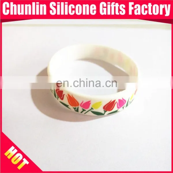 CMYK Printing Silicone Wristbands photo-3