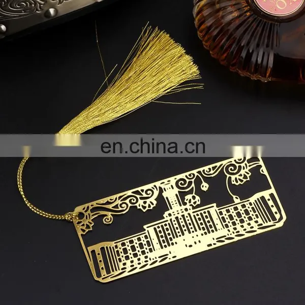 Factory Direct Sale Promotional Gifts Gift Set Metal Hollow Out Bookmark Suit Wholesale photo-5