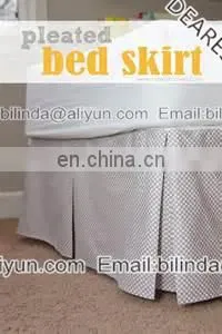 100% Polyester Bed Skirt,hotel Bedding Skirt photo-2