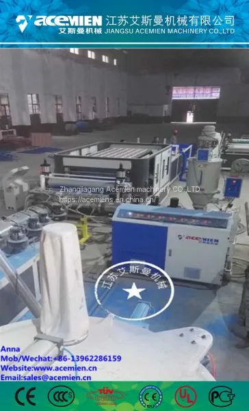 Synthetic Resin Fiber Composite Pvc Roofing Tile Making Machine for Making Tile Upvc Plastic photo-5