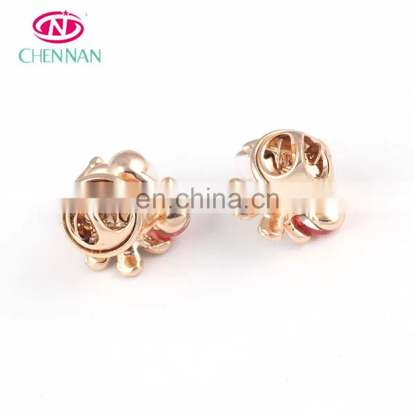 Wholesale Button up Shirts Brooch Pin Smoky Quartz Button Faceted Jewelry photo-3