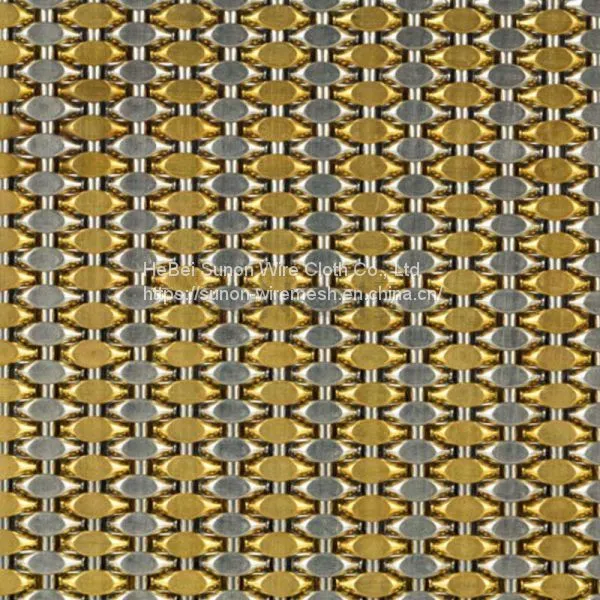Elevator Wall Wire Mesh Custom Decorative Woven Mesh Elevator Wall Wire Mesh Factory photo-2