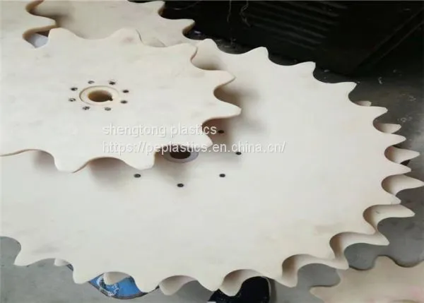 CNC Machining Cast Nylon Plastic Machining Gear,sheave,pulley Parts photo-5