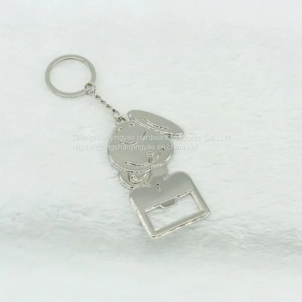 Cartoon Character Bottle Opener Keychain, Customizable, Corporate Gifts