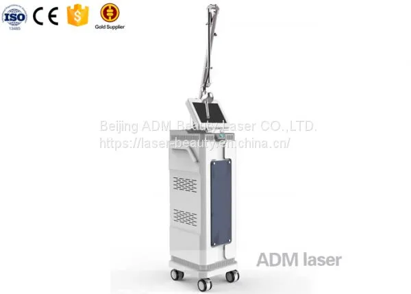 Equipamento profissional de laser de beleza Co2 fracionado vertical de 1060 nm, estilo estático, operação flexível com certificações CE