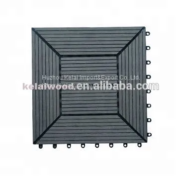 WPC Interlocking DIY Decking/ Deck Tile 300x300mm photo-3