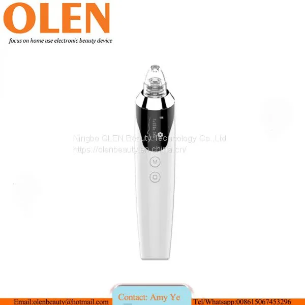 OLEN 2020 Home Use Portable Facial BlackHead Spot Acne Remover Machine Cleanser Comedo Cleaner for Black Head Removal Vacuum Device photo-4