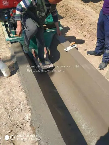 Baoying Irrigation Canal Slipform Machine/large River Canal Forming Machine/side Ditch Lining Machine photo-4