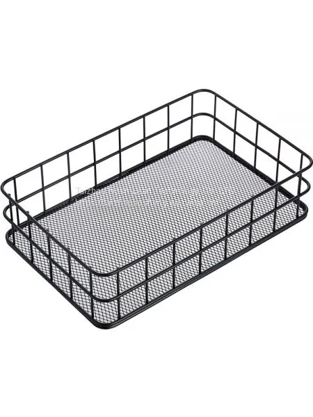 Bathroom Color Metal Wire Mesh Storage Laundry Baskets For Kitchen /Snack Storage photo-4