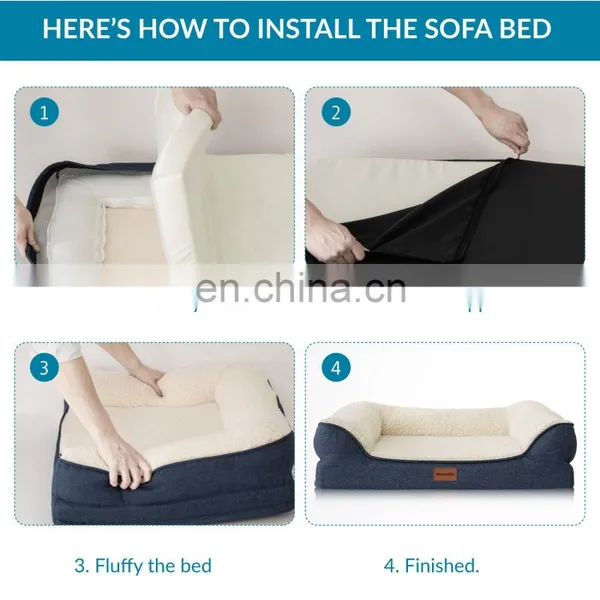 2020 China Hot Sale Supplies Luxury Comfortable Soft Dog Pet Bed photo-6