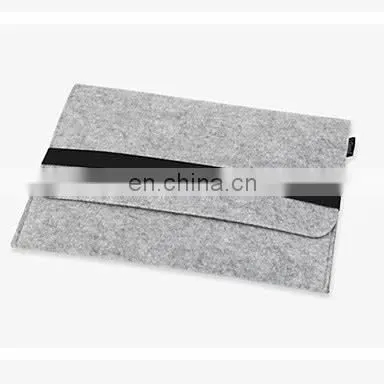 Grey Felt Laptop Sleeve Bag Protective Felt Briefcase Case photo-6