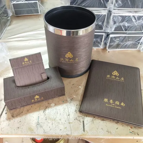 Realiable Quality Leather Notepad Hotel Leather Memo Holder photo-5