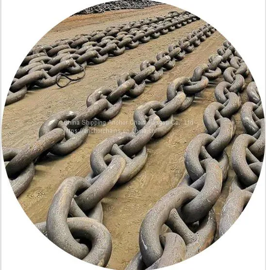 United Kingdom Stud Link Anchor Chain Cable With BV NK LR CCS KR ABS Cert in Stock photo-5