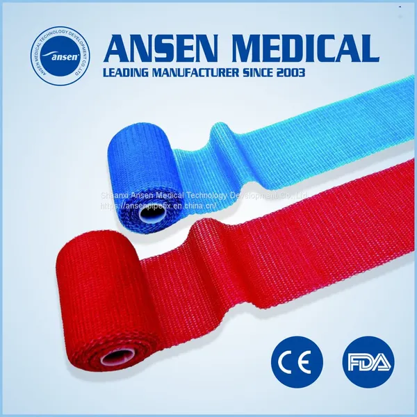 First Aid Cast Tape Polyester Fiberglass Casting Tape High Polyester Medical Plaster Cast Bandage photo-2
