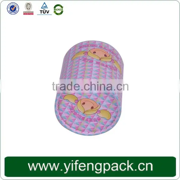 Funny Smile Paper Printing Paper Round Gift Box photo-2