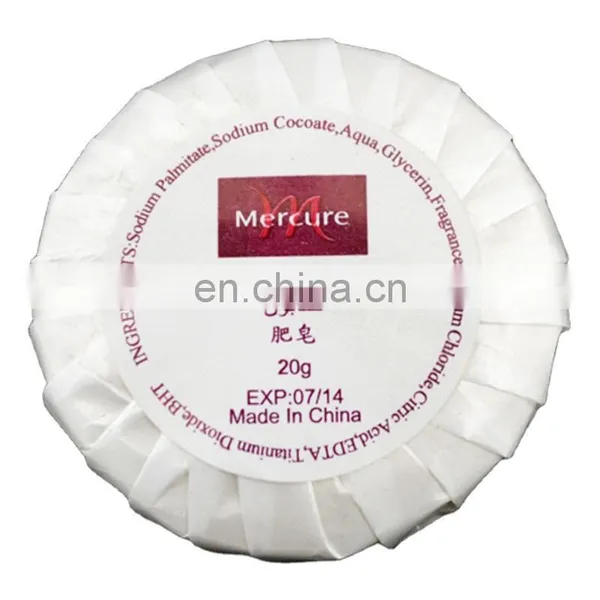 Pleat Wrapped OEM Acceptable Hotel Bar Hand Soap 20g