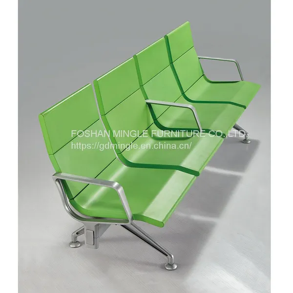3~5 Seat Pu Aluminum Material Airport Public Waiting Room Chair photo-3