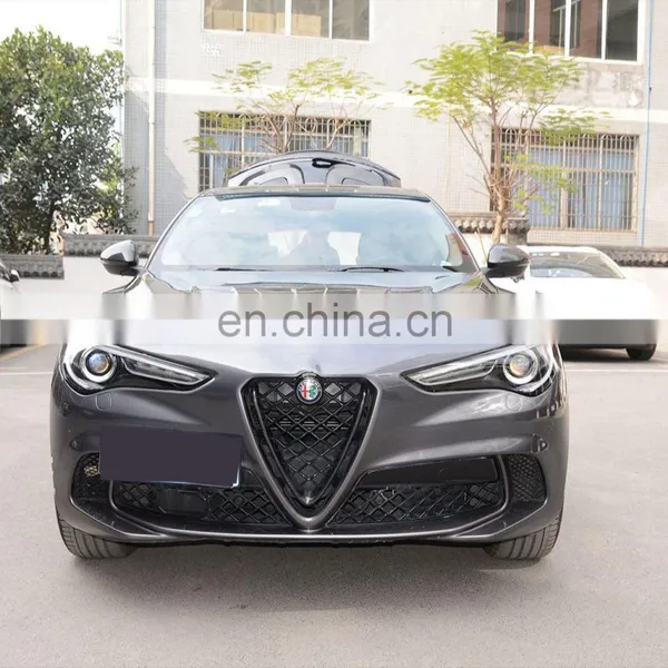 Runde Newest For Alfa Romeo Stelvio Upgrade Four-Leaf Clover Front Bumper Kit