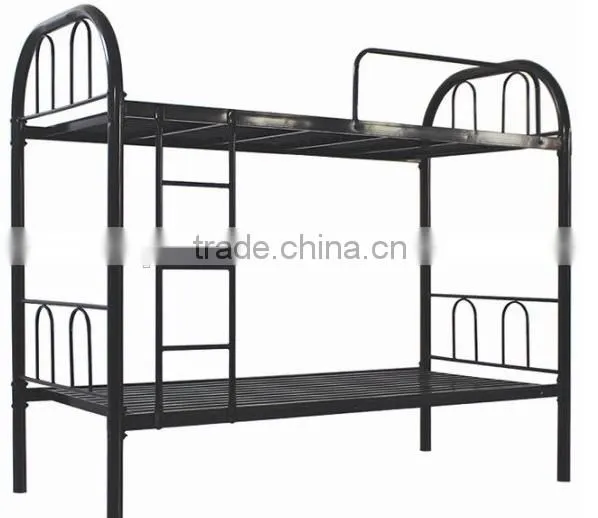 (DL-B1) Cheap Easy Assembled Adult/military Metal Bunk Beds in Black photo-3
