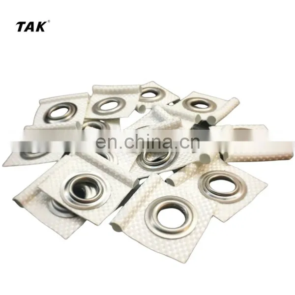30mm x 30mm White 7.5mm Fully Bonded Caravan Awning Piping Rail Keder Eyelet photo-5