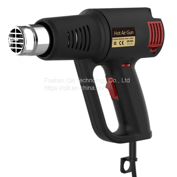 QR 83C Qili Two Wind Speed Adjustment Air Spray Gun Mini Portable Hot Air Gun Soldering Station 1.Double Heating Wire Design Imported From Germany 2.Grille Air Outlet, Air Supply With Uniform Temperature 3.High Quality Motor Imported From Japan 4.PVC po photo-5