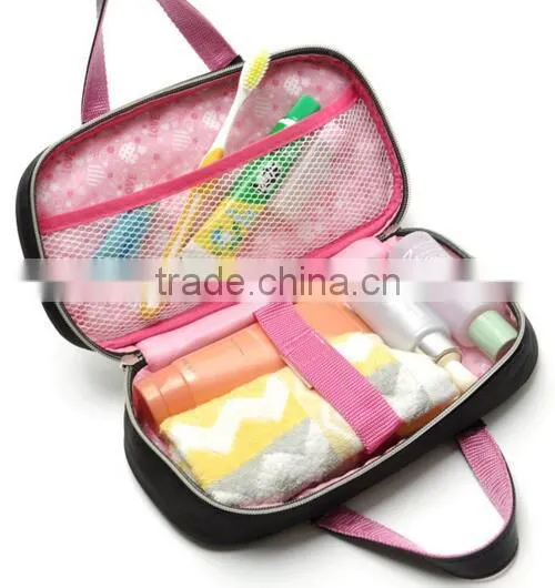 Soft Cosmetic Travel Carry Bag,beauty Makeup Artist Vanity Case,women Travel Toiletry Makeup Bag photo-2