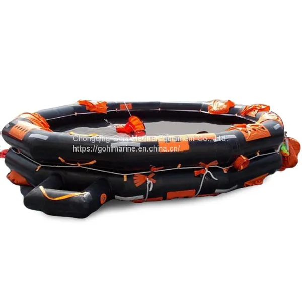 SOLAS 35 Persons Throw Overboard Inflatable Liferaft photo-2