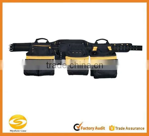 9-Pocket Deluxe Carpenter's Combo Apron,Electrician's Tool Belt & Bags
